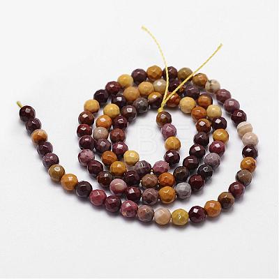 Natural Mookaite Beads Strands G-D840-30-4mm-1