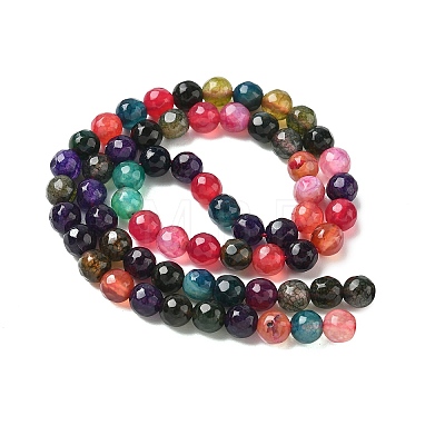 Natural Agate Beads Strands G-C082-A01-60-1