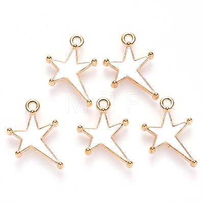 Alloy Enamel Pendants ENAM-S121-026-1