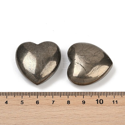 Natural Pyrite Pocket Palm Stone G-R012-04A-1
