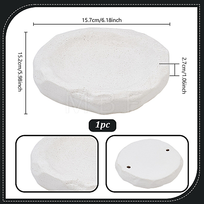 Porcelain Jewelry Plates AJEW-WH0410-478-1