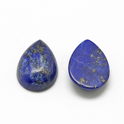 Natural Lapis Lazuli Cabochons G-R417-10x14-33-1