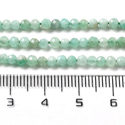 Natural Emerald Beads Strands G-A026-A01-3mm-1