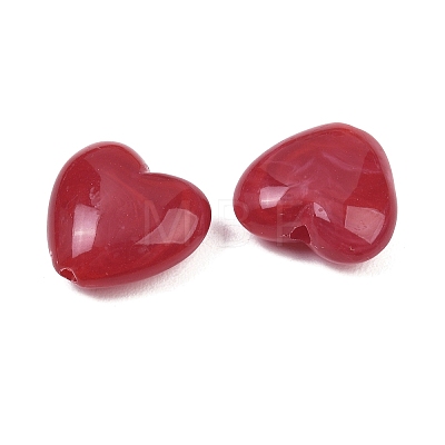 Two-tone Opaque Acrylic Beads AC-CBA8E7E-01G-1
