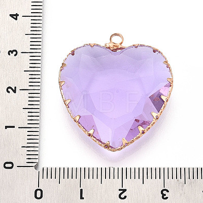 Transparent Glass Pendants KK-N283-01H-G-1