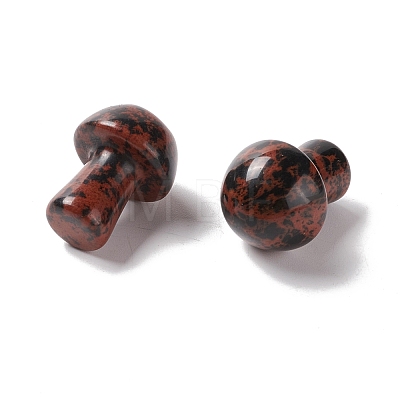 Natural Mahogany Obsidian GuaSha Stone G-A205-26I-1