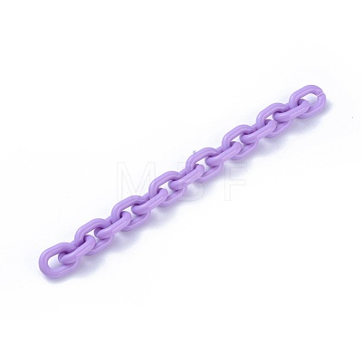 Acrylic Handmade Cable Chains AJEW-JB00527-05A-1