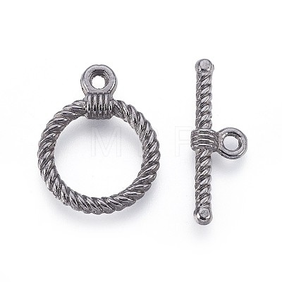 Alloy Toggle Clasps X1-PALLOY-F178-01B-1