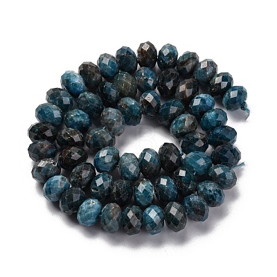 Natural Apatite Beads Strands G-K380-A22-02-1