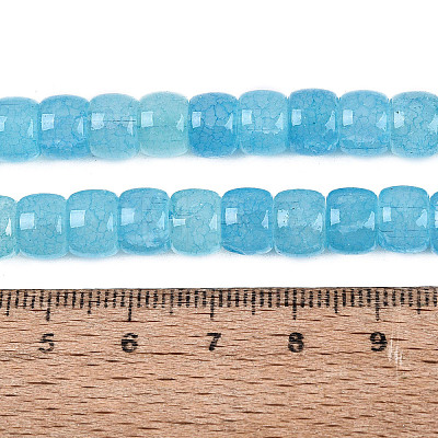 Ombre Effect Dyed Glass Beads Strands GLAA-Q106-05B-A05-1