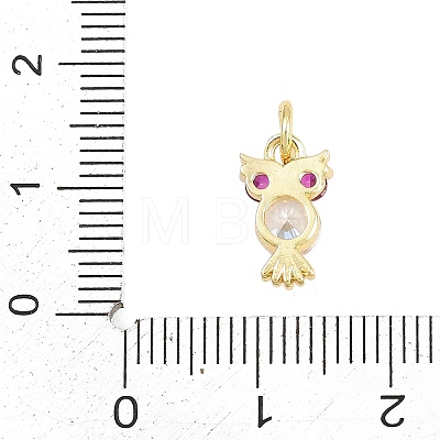 Brass Micro Pave Cubic Zirconia Pendants LS-KK-F938-34G-02-1
