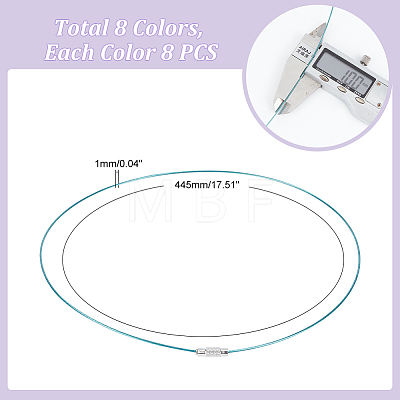 Unicraftale Stainless Steel Wire Necklace Cord TWIR-UN0001-01-1