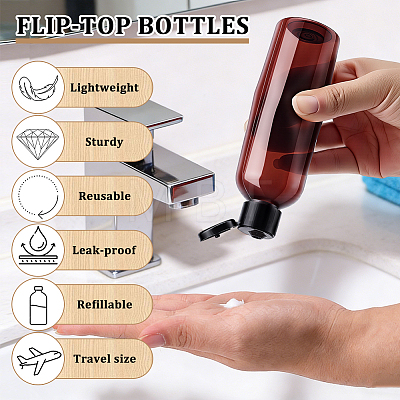 60Pcs Plastic Squeeze Bottles AJEW-WA0003-55-1