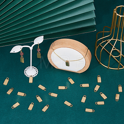 50Pcs Brass Pendants KK-DC0004-21-1