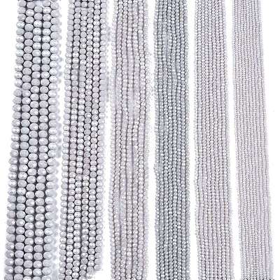 Electroplate Glass Beads Strands LS-EGLA-A044-P8mm-A19-1