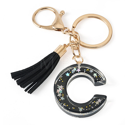 1Pc Resin Letter Keychains KEYC-TADJ0001-09C-1