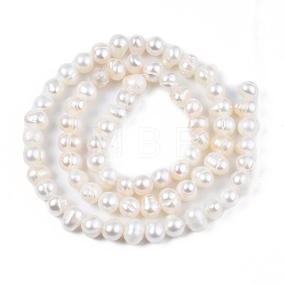 Natural Cultured Freshwater Pearl Beads Strands PEAR-N013-04A-1