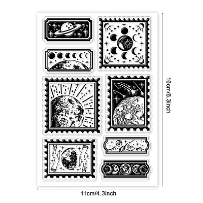 Custom PVC Plastic Clear Stamps DIY-WH0618-0113-1