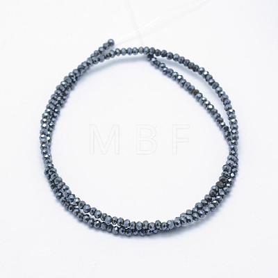 Electroplate Glass Beads Strands EGLA-J144-FR-A04-1