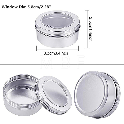 Round Aluminium Tin Cans CON-BC0004-80-1