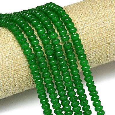 Natural Malaysia Jade Beads Strands G-B165-G01-4x6mm-06-1
