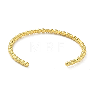 Brass Cuff Bangles BJEW-D039-10B-G-1