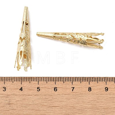 Brass Bead Cones KK-P259-01G-1