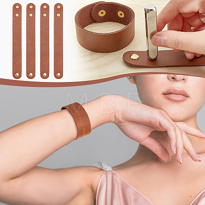 25MM Adjustable Leather Cord Bracelets LS-DIY-WH0002-28-1