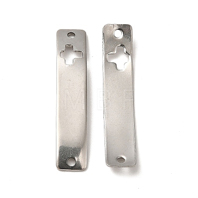 201 Stainless Steel Connector Charms STAS-D244-32P-E-1