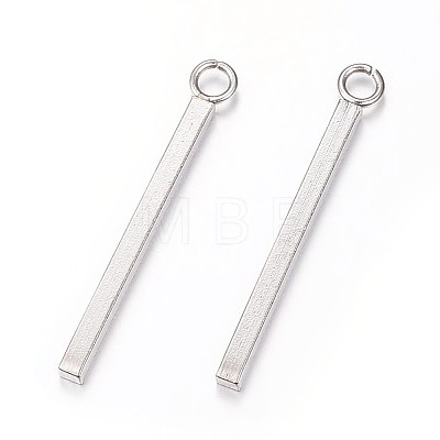 304 Stainless Steel Pendants X-STAS-P186-05P-28mm-1