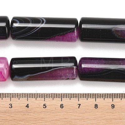 Natural Agate Beads Strands GG-L001-A01-01G-1