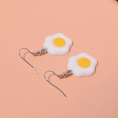 Resin Food Model Dangle Earrings PW-WG49B9C-01-1