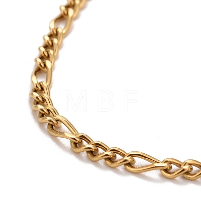 304 Stainless Steel Chain Necklaces NJEW-A002-08G-1