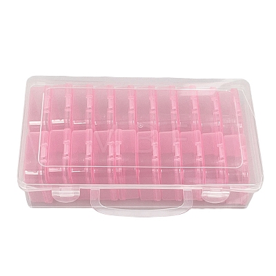 20 Slots Plastic Craft Organizer Case PW-WG35538-02-1