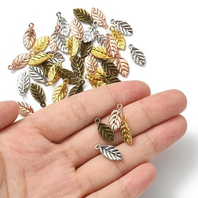 40Pcs 4 Colors Alloy Charms FIND-YW0004-07-1