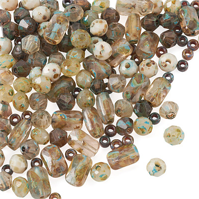 140Pcs 7 Styles Glass Seed Beads Sets SEED-TAD0001-03-1