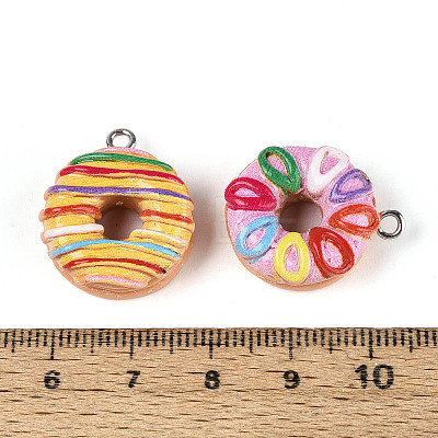 Opaque Resin Pendants RESI-N050-26P-1