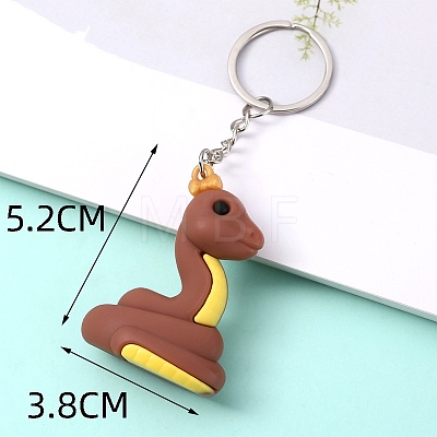 Snake PVC Bag Keychain PW-WGFF96A-05-1