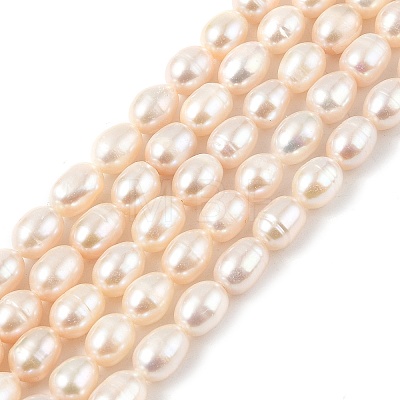 Natural Cultured Freshwater Pearl Beads Strands PEAR-I007-01D-07C-1