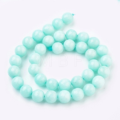 Natural Malaysia Jade Beads Strands X-G-K288-6mm-13-1