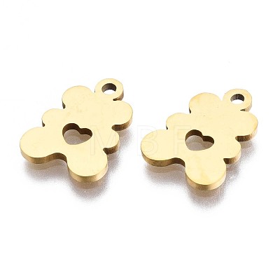 201 Stainless Steel Charms STAS-S110-095G-1