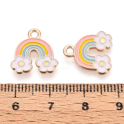 Alloy Enamel Charms X-ENAM-T022-26-1