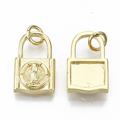 Brass Charms KK-S313-12-NF-1