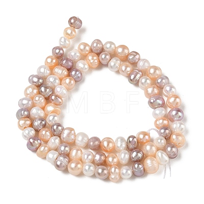 Natural Cultured Freshwater Pearl Beads Strands PA-CBAC463-05-1
