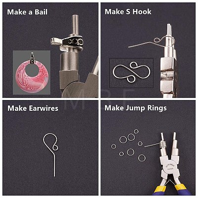 DIY Wire Wrapped Jewelry Making Kits PT-BC0001-48C-1