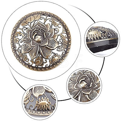 Alloy Incense Burner Cover AJEW-WH0244-03AB-1