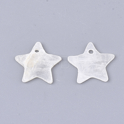 Capiz Shell Charms LS-X-SHEL-T012-24-1