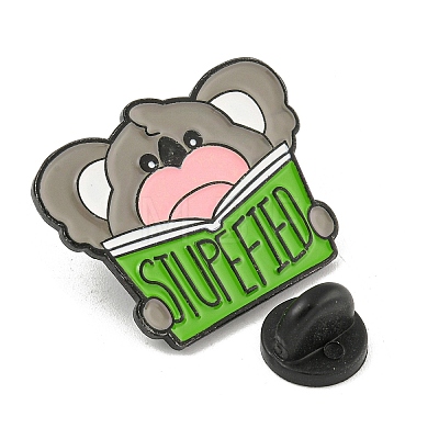 Koala Shape Alloy Brooches JEWB-H026-02EB-01-1