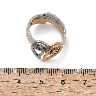 304 Stainless Steel Cuff Rings RJEW-K287-04B-1