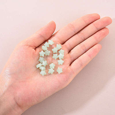 20Pcs Imitation Jade Glass Beads GLAA-YW0001-04-1